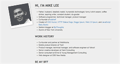 Desktop Screenshot of mikelee.org
